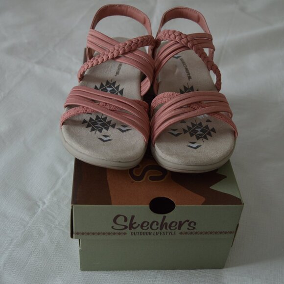 Skechers Sandals Reggae Slim - In-Love Coral Size 7 (New) - Picture 9 of 9